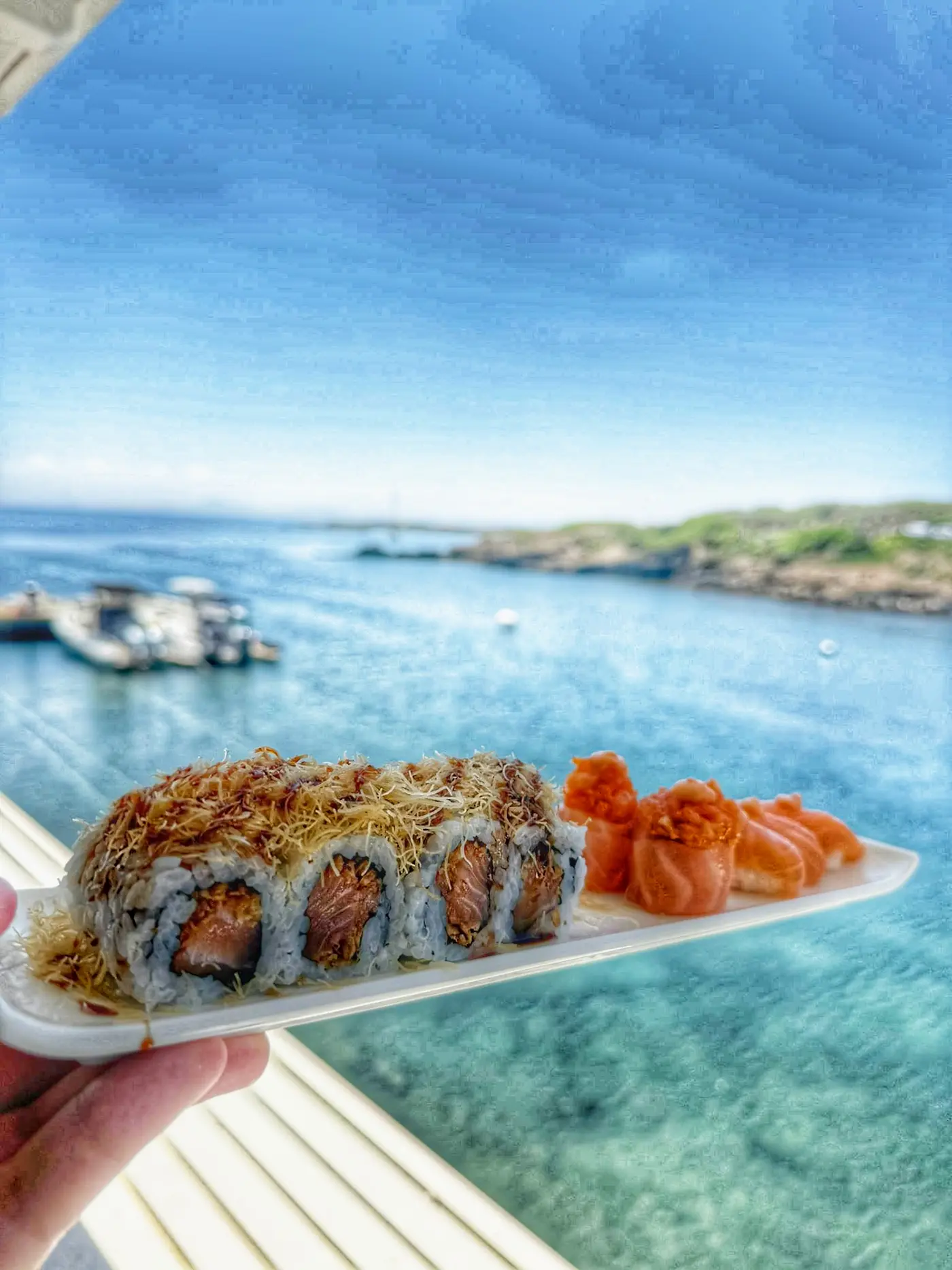 Sushi vista mare